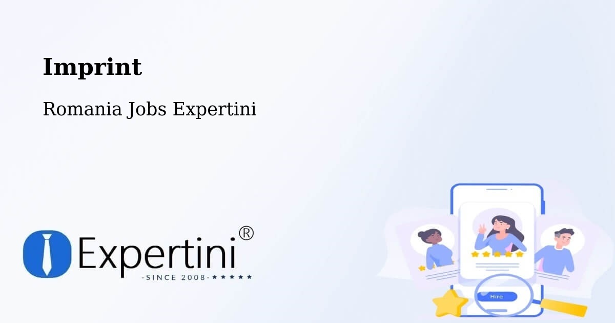 Imprint – Comuna Măldăreşti - Romania Jobs Expertini